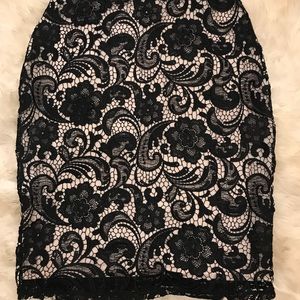 Beautiful lace pencil skirt